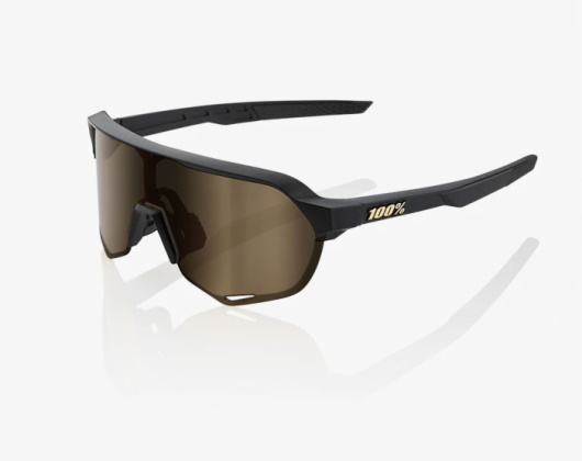 photo de 100% Lunettes S2 Matte Black Soft Gold