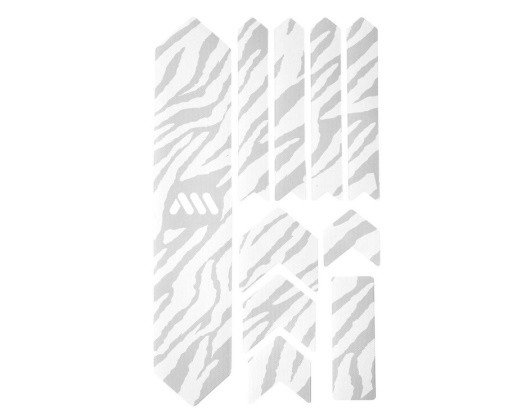 photo de AMS Kit protection cadre velo 10 pieces zebra blanc