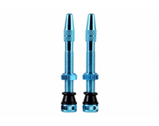 photo de SB3 paire de valves Tubeless alu MKII 44mm bleu